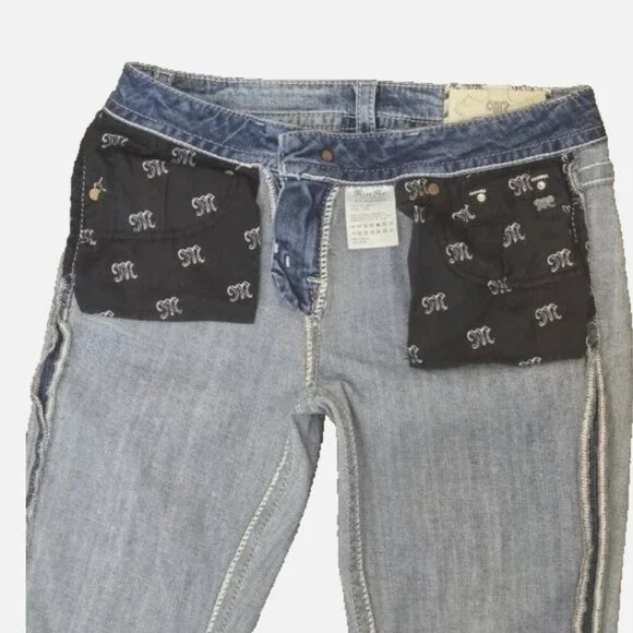Miss Me Capri Jeans Sz 28 Fleua de Lis M3532 - Picture 10 of 12
